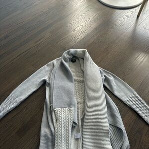Fate Gray Women's Cardigan with Scarf